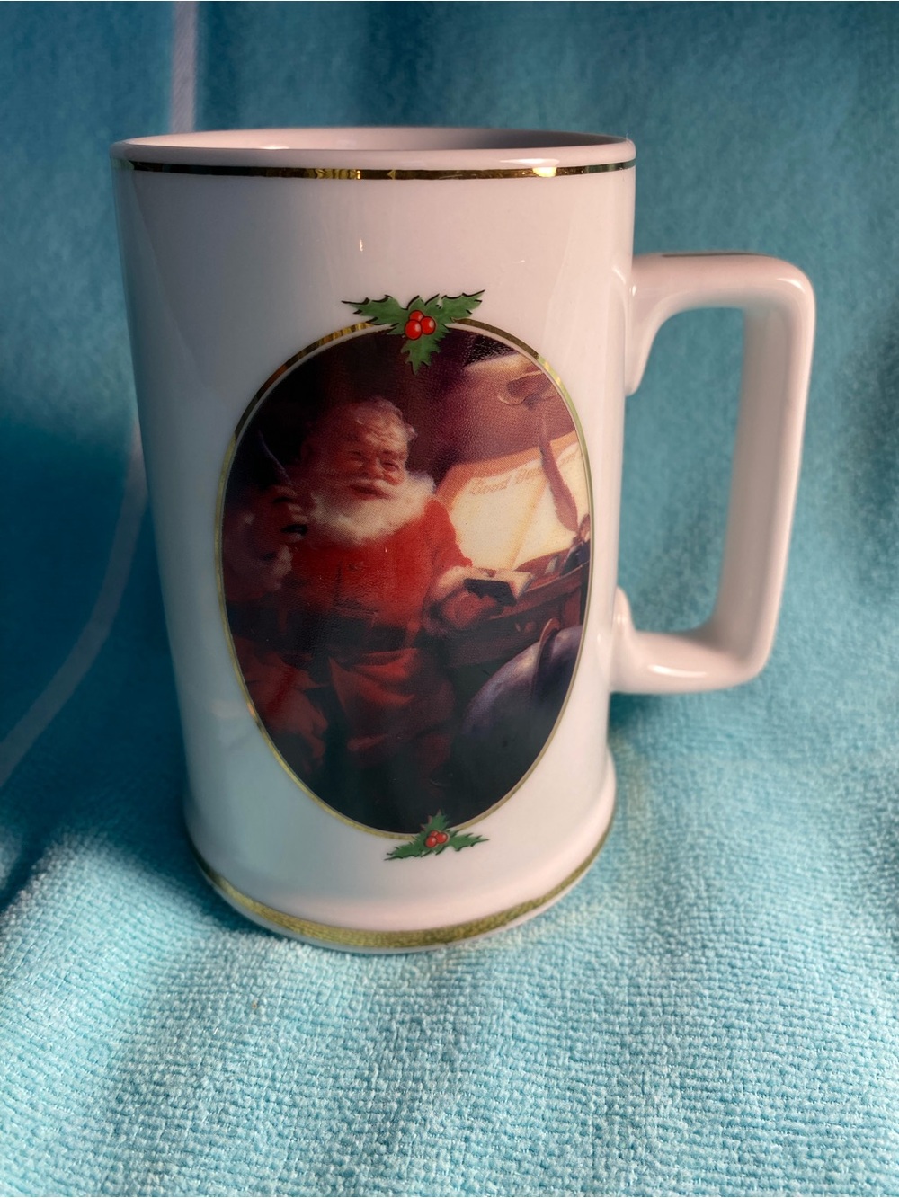 Coca-Cola Christmas Santa Claus Mug 1996 Collector Edition “Good Boys & Girls”